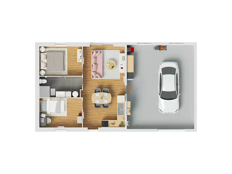 Maison neuve, 90 m² - Val-d'Izé (35450)