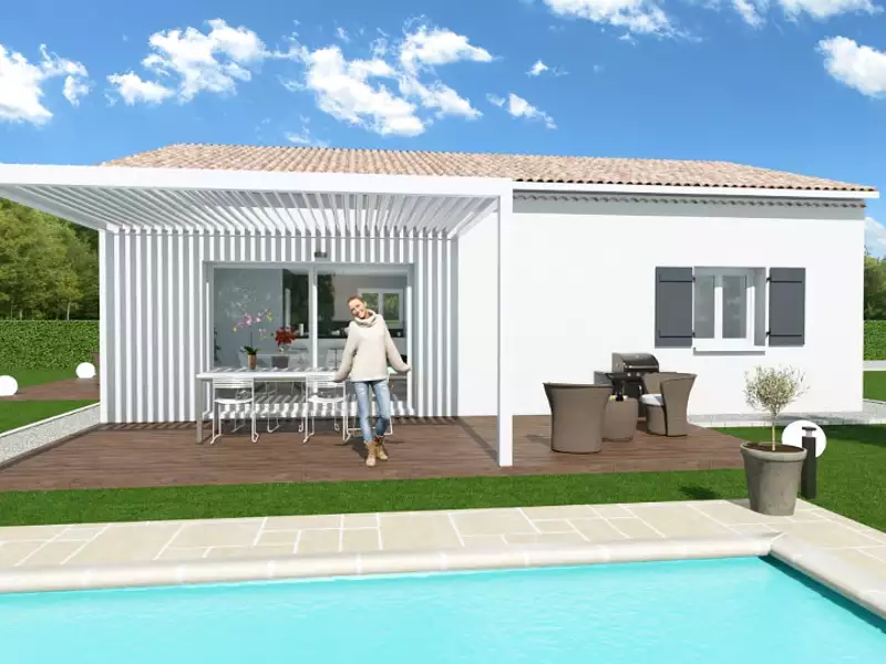 Maison neuve, 80 m² - Châtenay (38980)