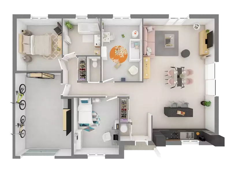 Maison neuve, 100 m² - Eurville-Bienville (52410)