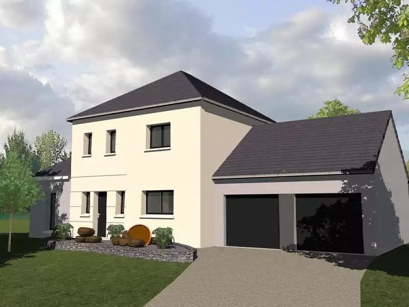 Maison neuve, 138 m² - Laigné-en-Belin (72220)