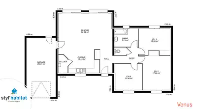 Maison neuve, 92 m²