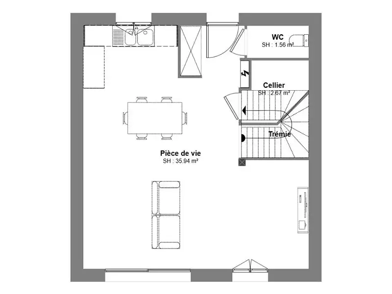 Maison neuve, 77 m² - Le Thoronet (83340)