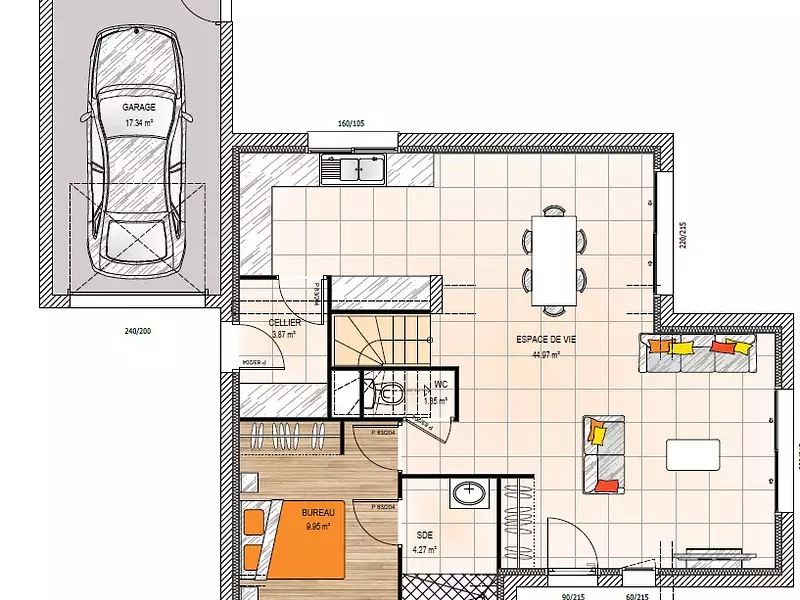 Maison neuve, 114 m² - Angers (49000)