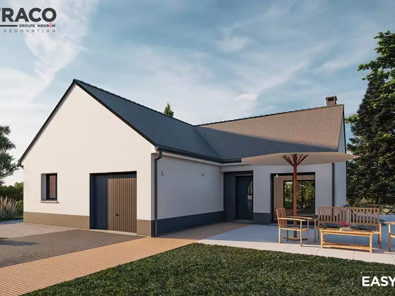 Maison neuve, 98 m² - Saint-Martin-aux-Chartrains (14130)