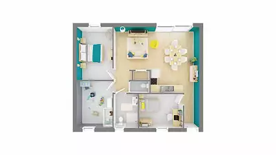 Maison neuve, 60 m²