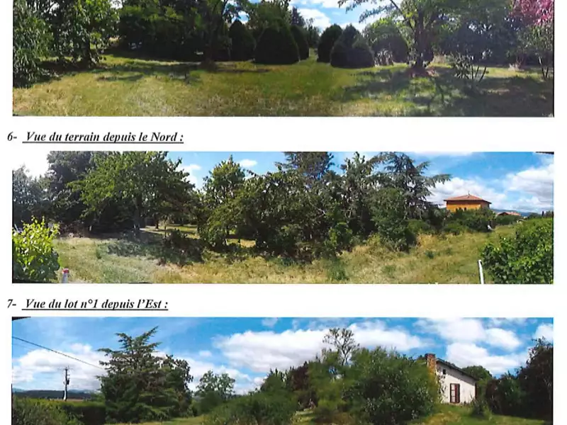 Terrain à bâtir, 500 m² - Oingt (69620)