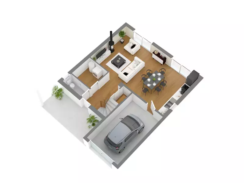 Maison neuve, 95 m² - Mallemort (13370)
