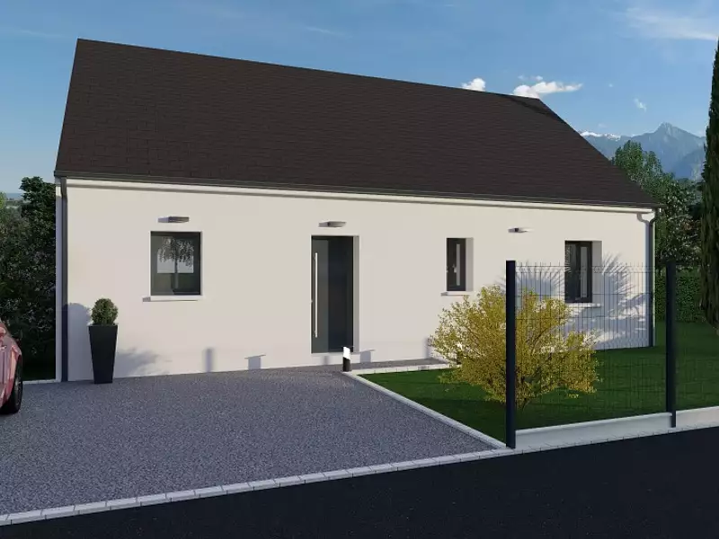Maison neuve, 85 m² - Genouilly (18310)