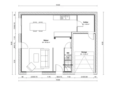 Maison neuve, 110 m²