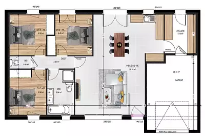 Maison neuve, 85 m²
