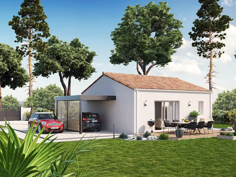 Maison neuve, 49 m² - Saint-Vincent-sur-Graon (85540)