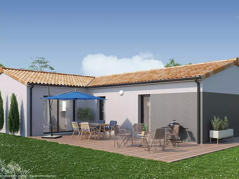 Maison neuve, 91 m² - Le Teich (33470)
