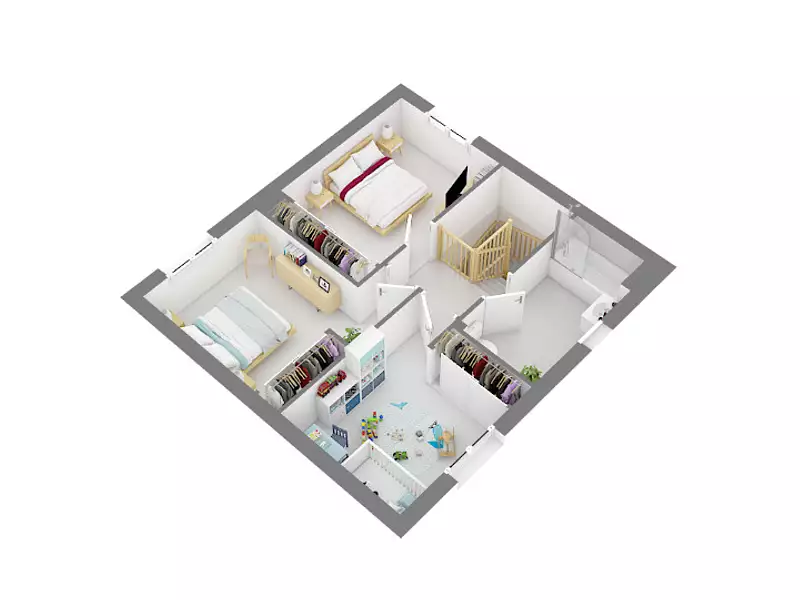 Maison neuve, 85 m² - Hauteville-sur-Fier (74150)