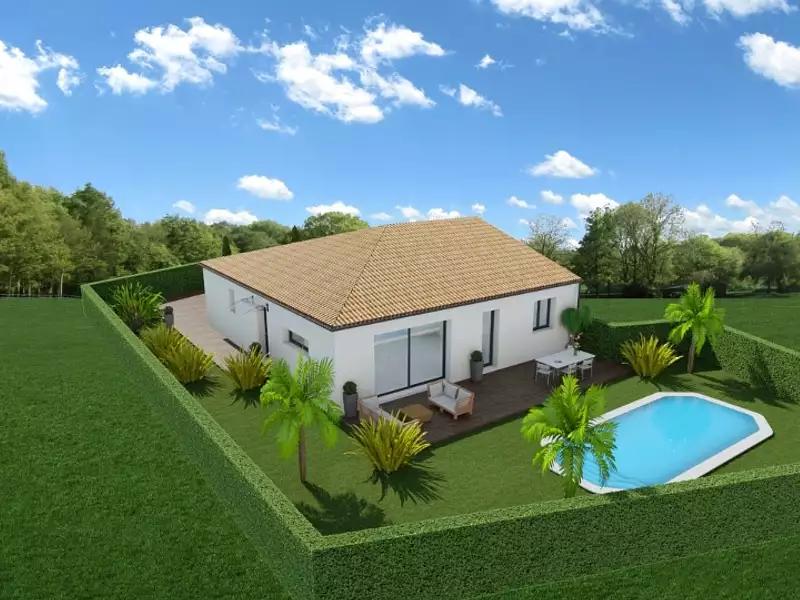 Maison neuve, 85 m² - Théza (66200)