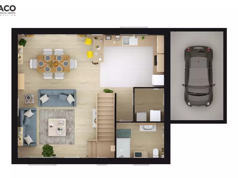 Maison neuve, 113 m² - Montigny (76380)