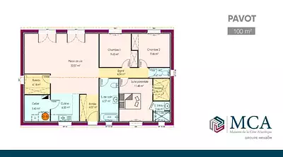 Maison neuve, 100 m²