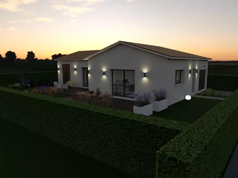 Maison neuve, 93 m² - Rieux-Minervois (11160)