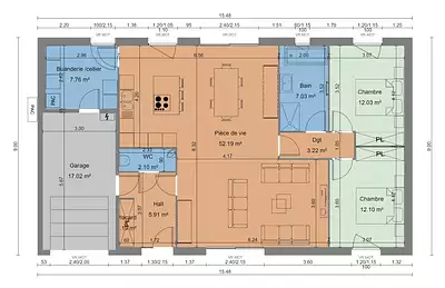 Maison neuve, 103,47 m²