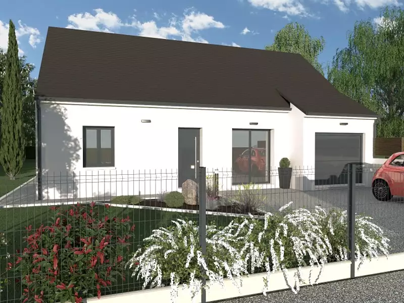 Maison neuve, 71 m² - Tauxigny (37310)
