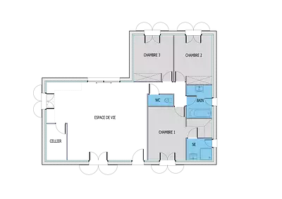 Maison neuve, 89 m²