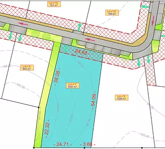 Terrain à bâtir, 966 m²