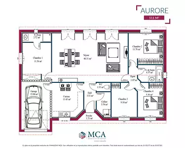 Maison neuve, 84 m²