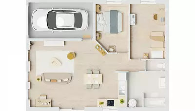 Maison neuve, 69 m²