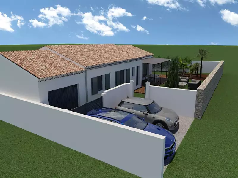 Maison neuve, 90 m² - Fontvieille (13990)
