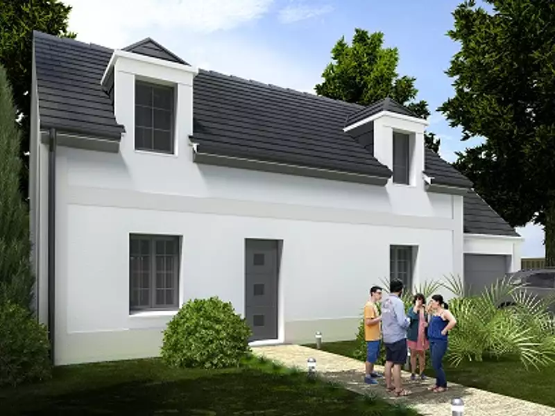 Maison neuve, 92,74 m² - Pommiers (02200)
