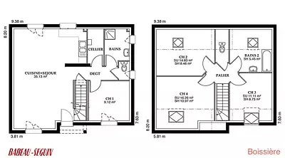 Maison neuve, 87 m²