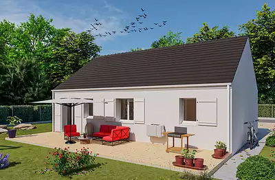 Maison neuve, 62 m²
