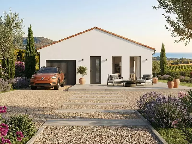 Maison neuve, 75 m² - Saint-Martin-de-Ribérac (24600)