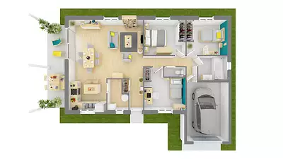 Maison neuve, 90 m²