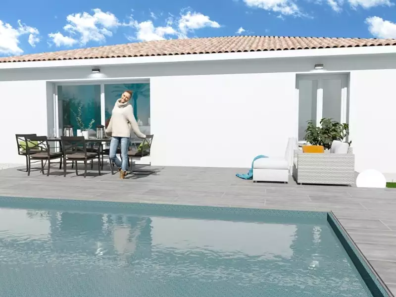 Maison neuve, 71 m² - Valréas (84600)