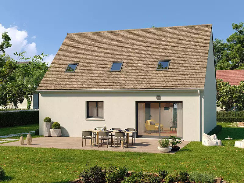 Maison neuve, 92 m² - Vulaines-sur-Seine (77870)