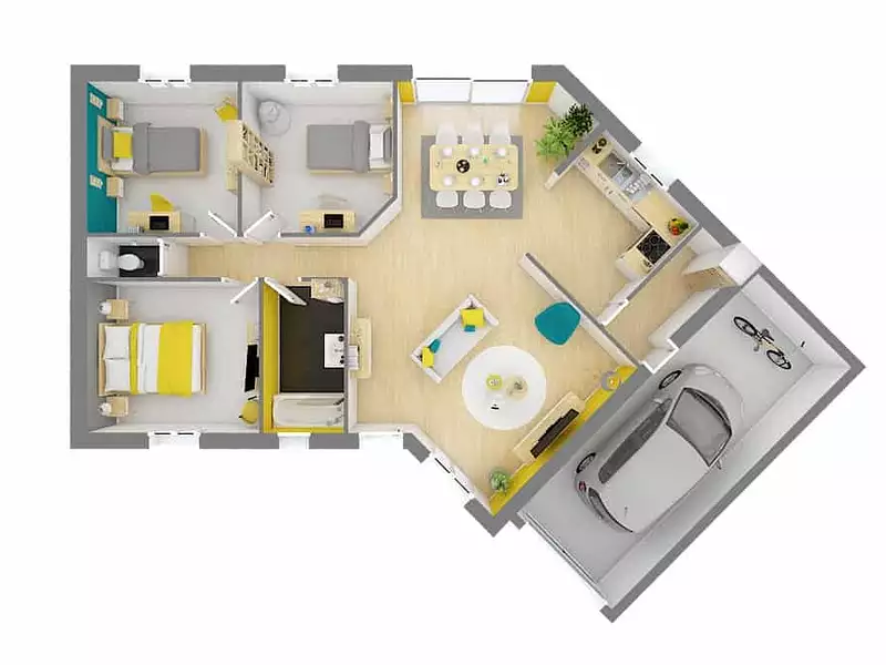 Maison neuve, 90 m² - Saint-Hilaire-de-Riez (85270)