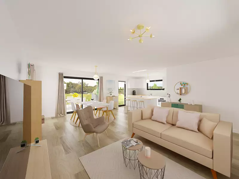 Maison neuve, 94,65 m² - Nanteuil-lès-Meaux (77100)