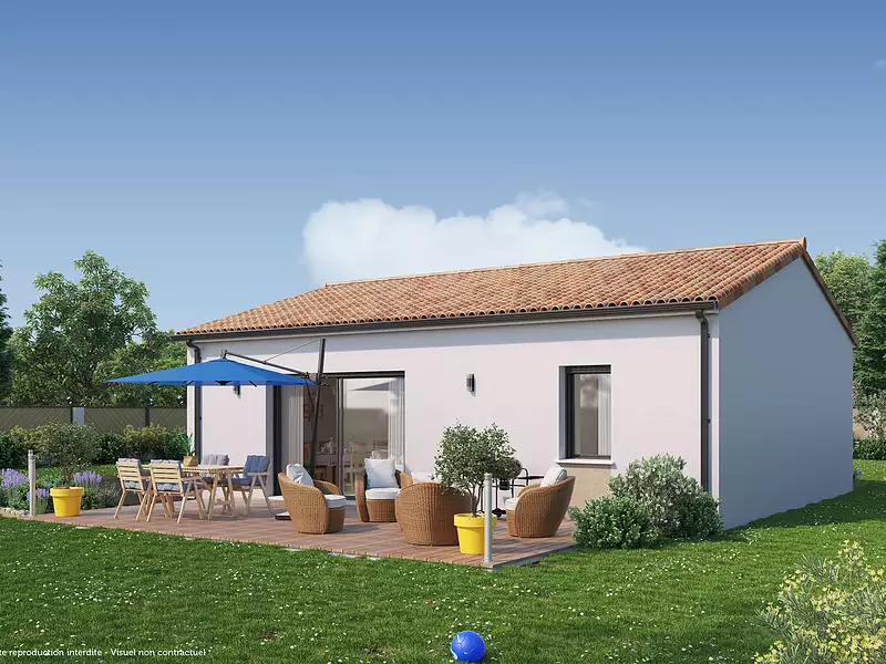 Maison neuve, 66 m² - Le Teich (33470)