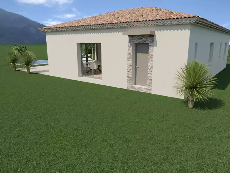 Maison neuve, 90 m² - Le Thoronet (83340)