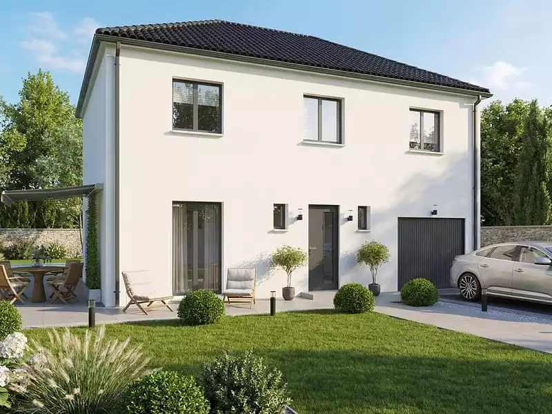 Maison neuve, 91 m² - Guignecourt (60480)