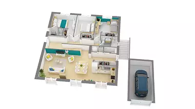 Maison neuve, 100 m²