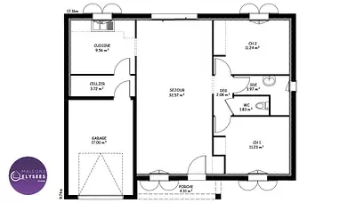 Maison neuve, 109 m²