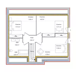 Maison neuve, 120 m²