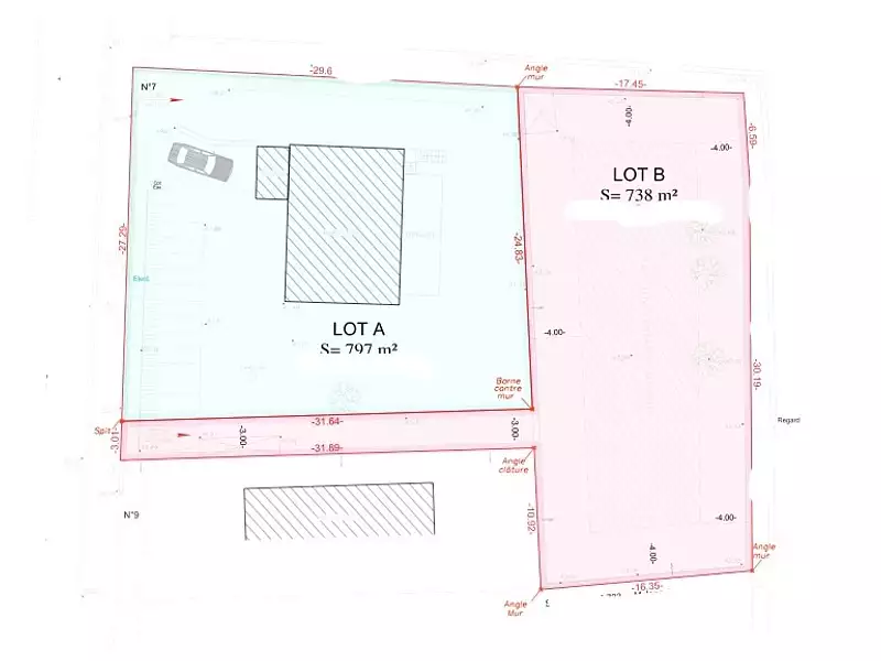 Terrain à bâtir, 738 m² - Vauréal (95490)