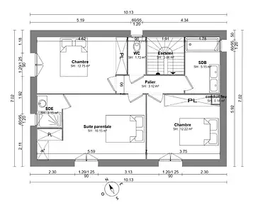 Maison neuve, 110 m²