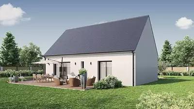 Maison neuve, 74 m²