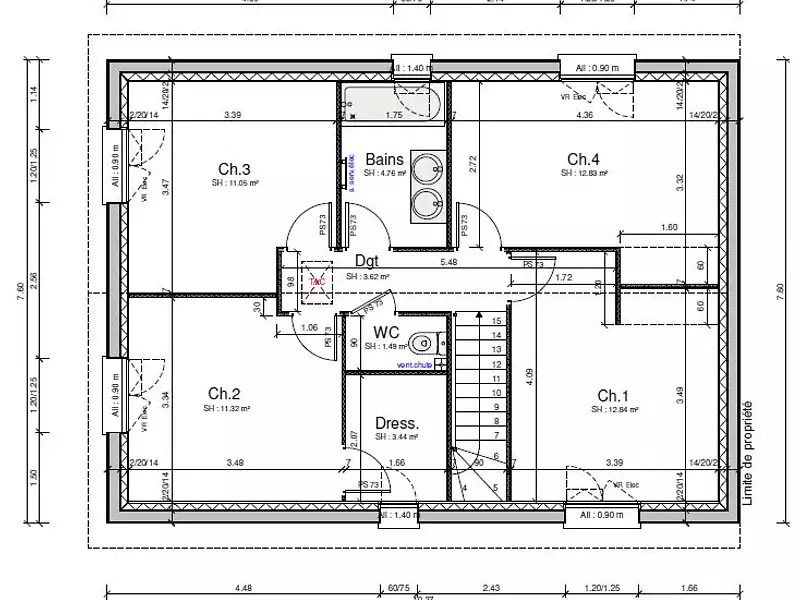 Maison neuve, 102 m² - Sarcey (69490)