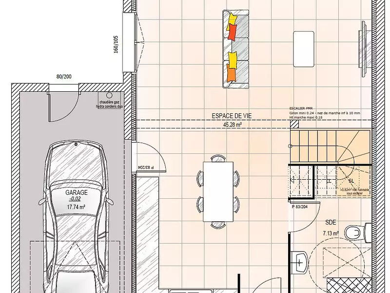 Maison neuve, 103 m² - La Membrolle-sur-Longuenée (49770)
