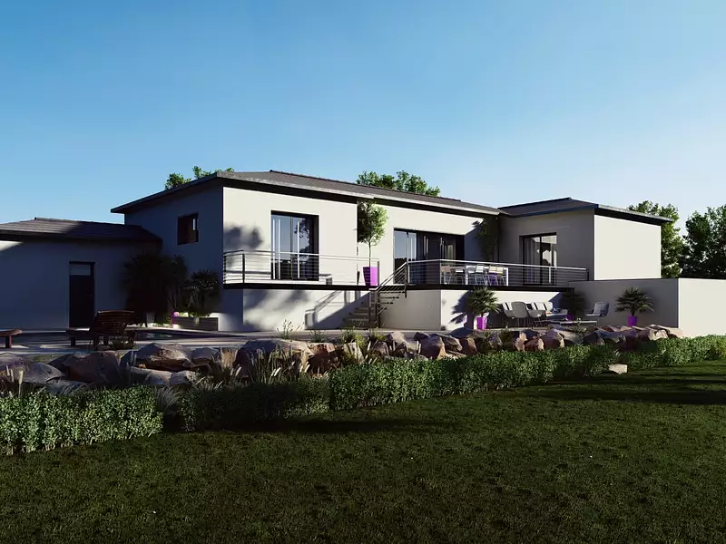 Maison neuve, 115 m² - Saint-Pierre-de-Chandieu (69780)