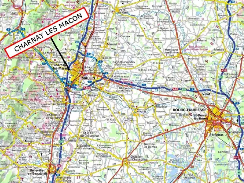 Terrain à bâtir, 800 m² - Charnay-lès-Mâcon (71850)